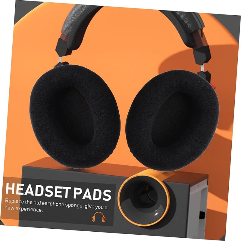 غطاء إسفنجي مقاوم للعرق لسماعات HyperX Cloud II، أسود، عبوة من قطعتين، مريح للألعاب - Image 5